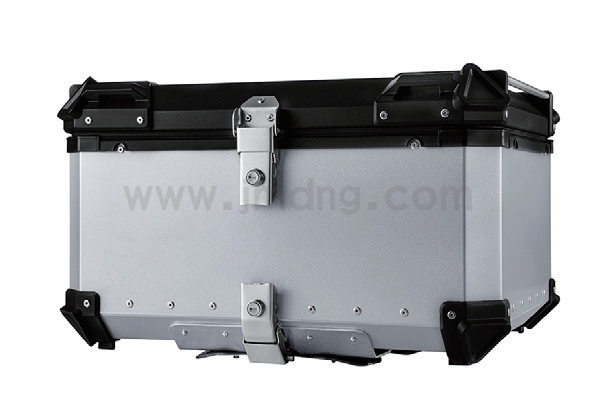 80L Sliver Plating Motorcycle Top Box